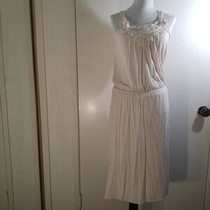 Victoria's Secret dress in cream with built-in bra, size S